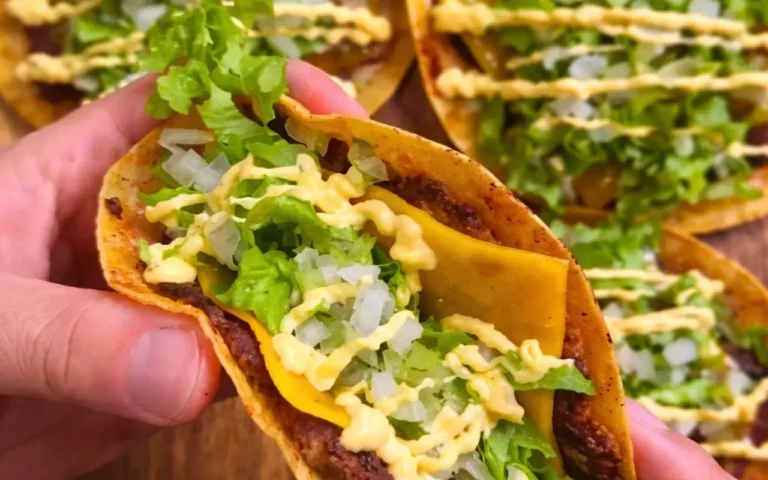 Big Mac Tacos (Low Carb Smash Burger Tacos)