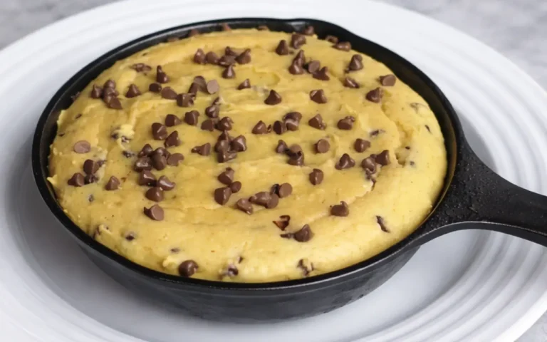 Protein Skillet Chocolate Chip Cookie