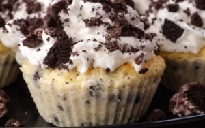 High Protein Oreo Mini Cheesecakes