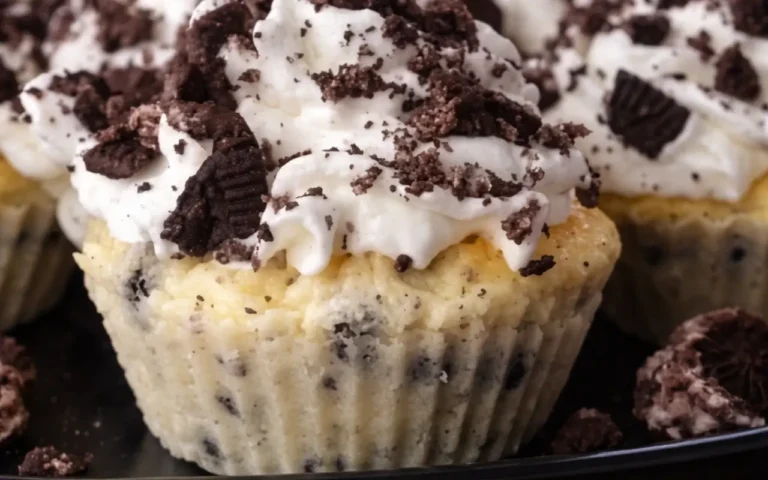 High Protein Oreo Mini Cheesecakes