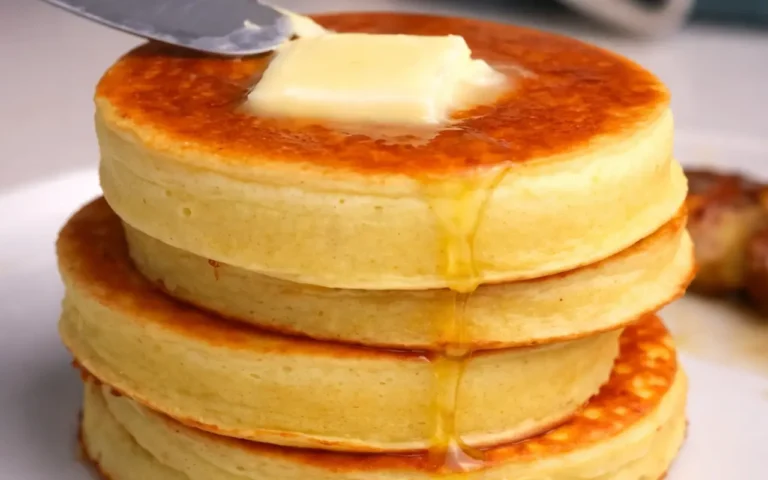 High Protein Pancakes with Cottage Cheese and Air-Fried Bananas