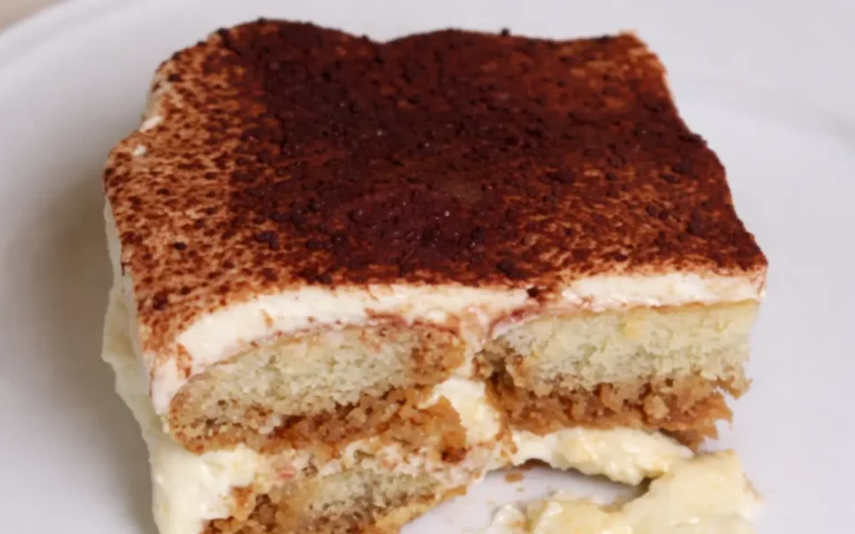 Healthy No Bake High Protein Tiramisu