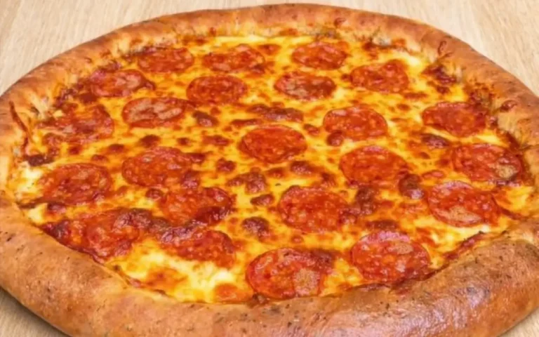 High Protein Stuffed Crust Pepperoni Pizza