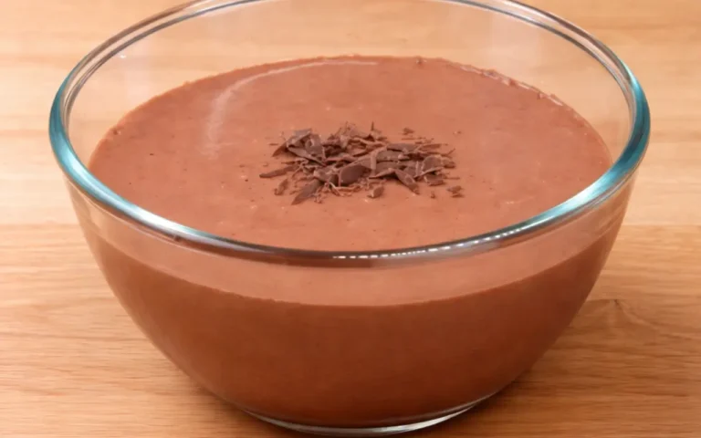 Easy High Protein Chocolate Pudding