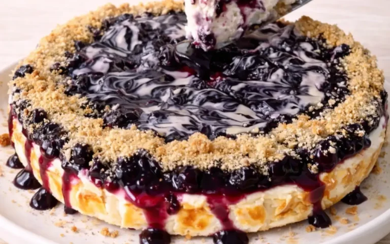 Low Calorie Blueberry Cheesecake
