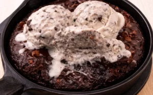 Triple Chocolate Skillet Brownie