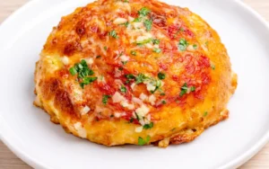 High Protein Cheesy Garlic Parm Pizza Buns