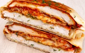 High Protein Chicken Parm Crunchwrap