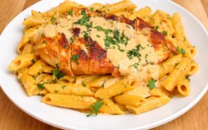 High Protein Creamy Chipotle Chicken Pasta (Easy Meal Prep Favorite)