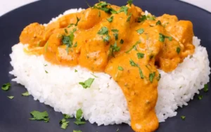 Easy Creamy Garlic Chicken and Rice