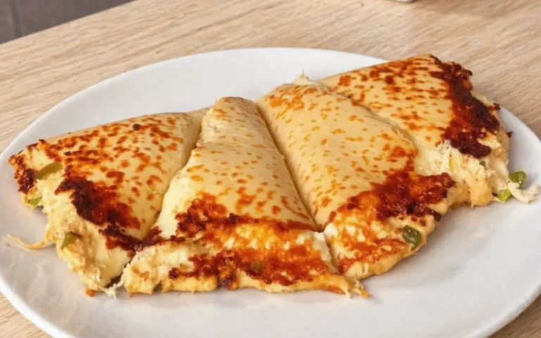 High protein cheesy jalapeño popper quesadilla