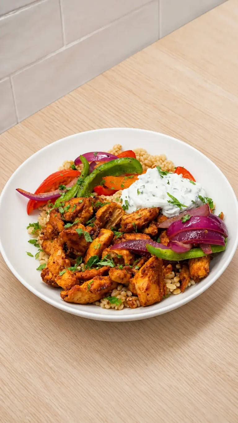 Easy Chicken Tikka & Rice Protein Bowl